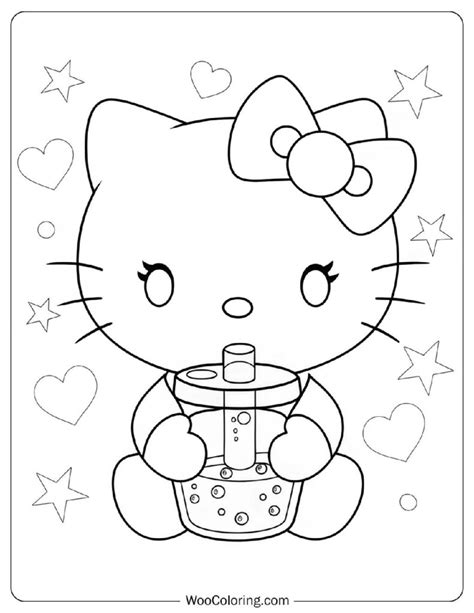 Hello Kitty Coloring Pdf