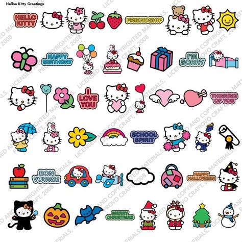 hello kitty cricut cartridge