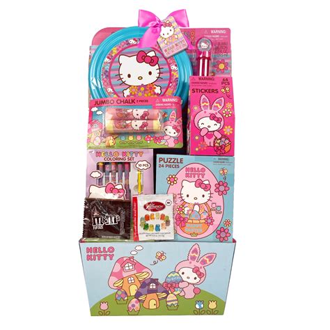 hello kitty deluxe easter basket gift set