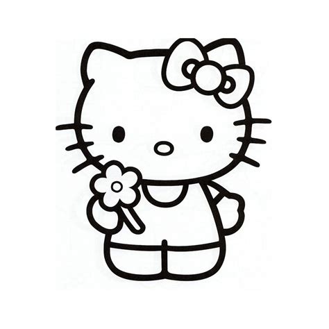 hello kitty drawing template