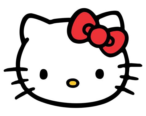 hello kitty face drawing