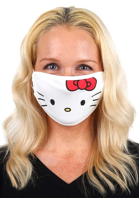 hello kitty face mask adult