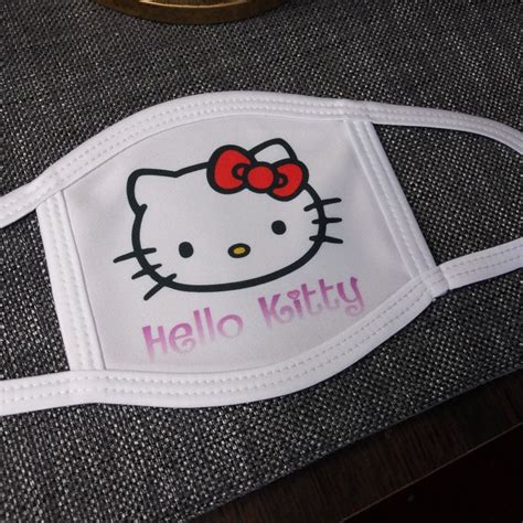 hello kitty face mask for kids