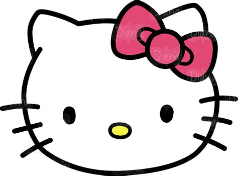 hello kitty face picture