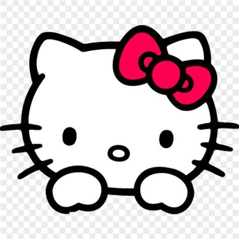 hello kitty face transparent png