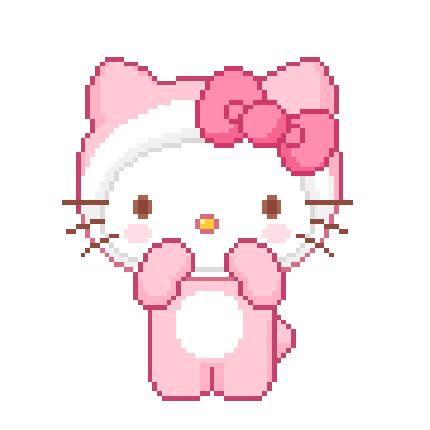 hello kitty gif pixel