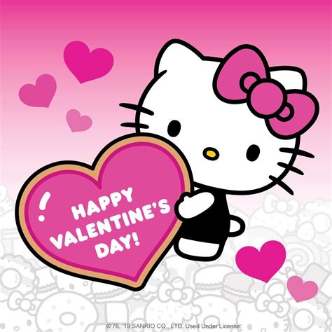 hello kitty happy valentine's day images