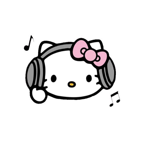 hello kitty headphones png