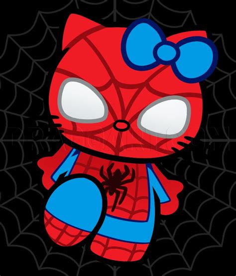 hello kitty in spider man outfit