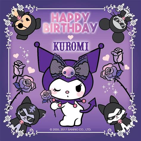 hello kitty kuromi happy birthday