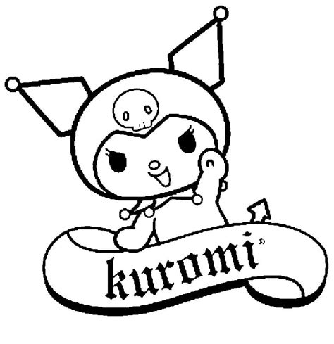 hello kitty kuromi to color