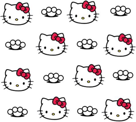 hello kitty pattern png
