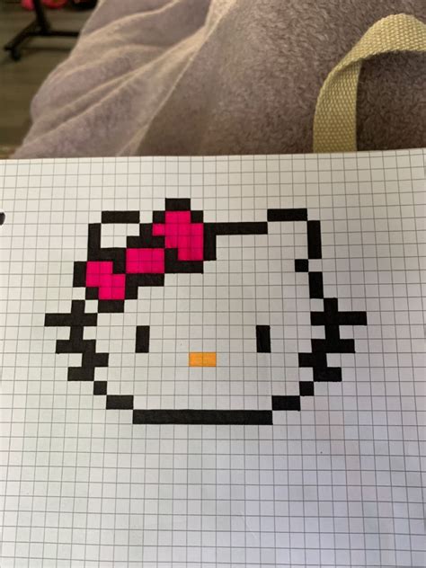hello kitty pixel art pinterest