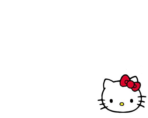 hello kitty plain background