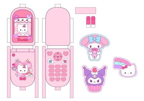 Hello Kitty Printables Diys Phone