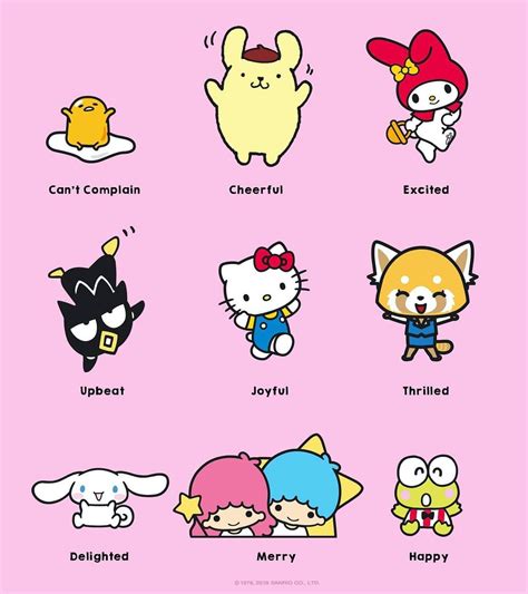 hello kitty sanrio characters list