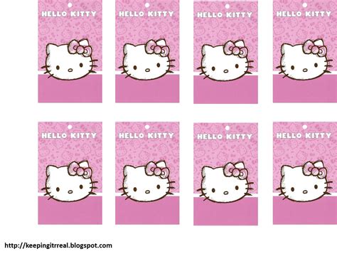 hello kitty tags printable