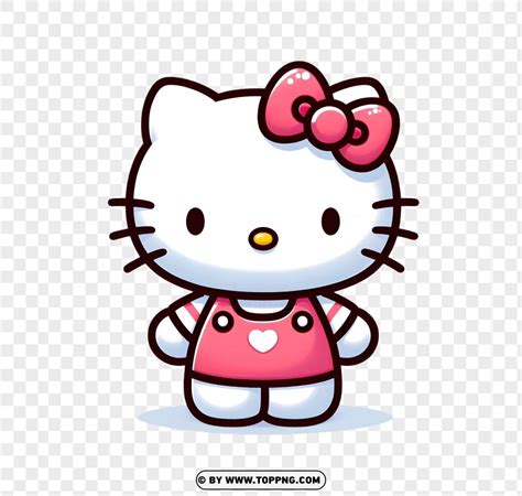 Discover the Cute and Clear Charm of Hello Kitty with Transparent Backgrounds!