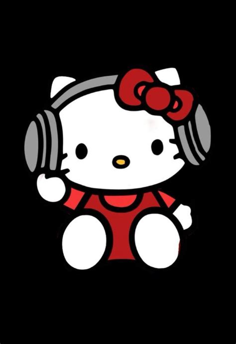 hello kitty w headphones