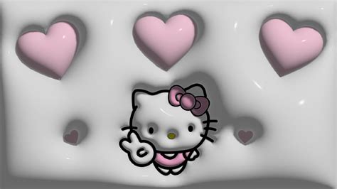 hello kitty wallpaper aesthetic 3d