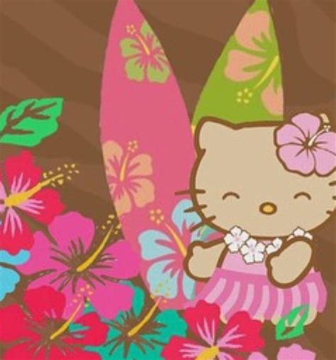 hello kitty wallpaper hawaii
