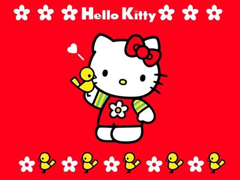 hello kitty with background