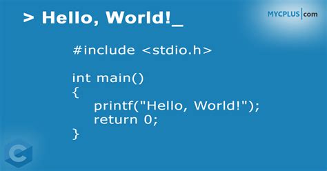 hello world c ++