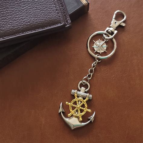 Helm Compass Keychain