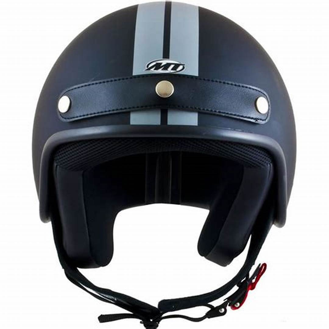 Wearing a helmet on a scooter