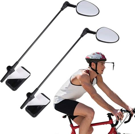 helmet mounted cycling mirror