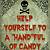 help yourself halloween candy sign printable