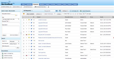 Help Desk Software Asset Management
