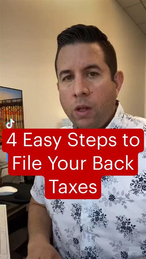 help filing back tax relief