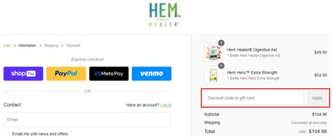 Hem Coupon Code