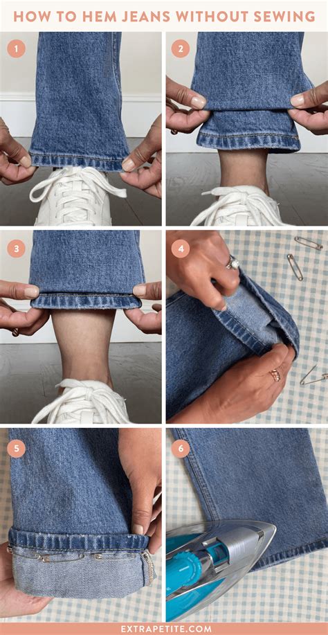 Hem Jeans Without A Sewing Machine