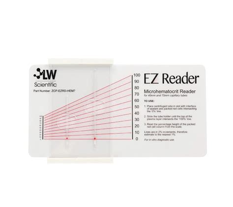 Hematocrit Reader Printable
