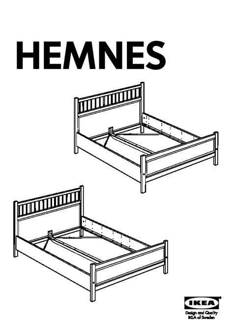 hemnes bed frame instructions