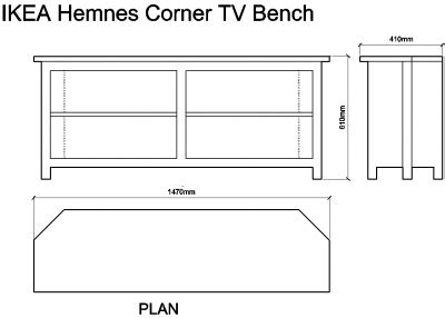 Hemnes Tv Bench Dimensions