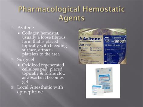 Hemostatic Agent Used