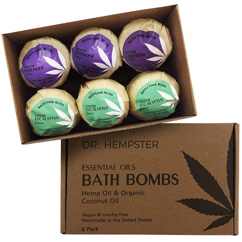 hemp oil bath bombs