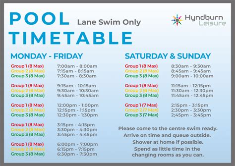henbury swimming pool timetable