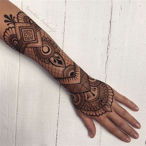 Pin by nicole vanwey on ink Henna arm tattoo, Henna