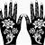 henna hand stencils