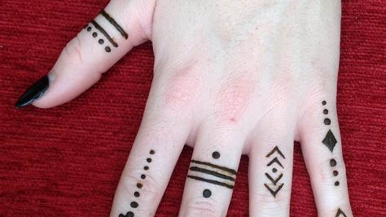 Tips Membuat Henna Jari Simple yang Cantik dan Tahan Lama