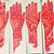 henna stencils reusable full hand