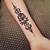 henna tattoo design arm