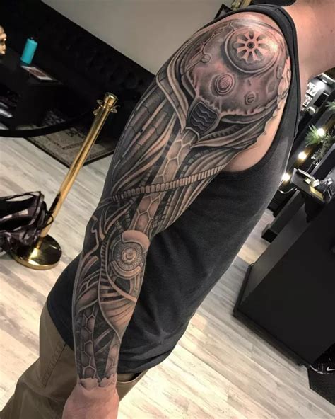 Pin by Josh on Biomechanical Back tattoos for guys