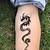henna tattoo dragon