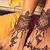 henna tattoo on feet