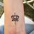 henna tattoo small flower
